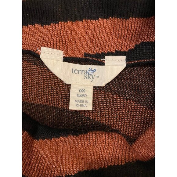 Terra & Sky Mock Neck Jacquard Dress - Picture 6 of 7